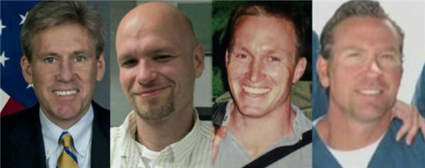 Chris Stevens, Sean Smith, Glen Doherty, Tyrone Woods. (AP)